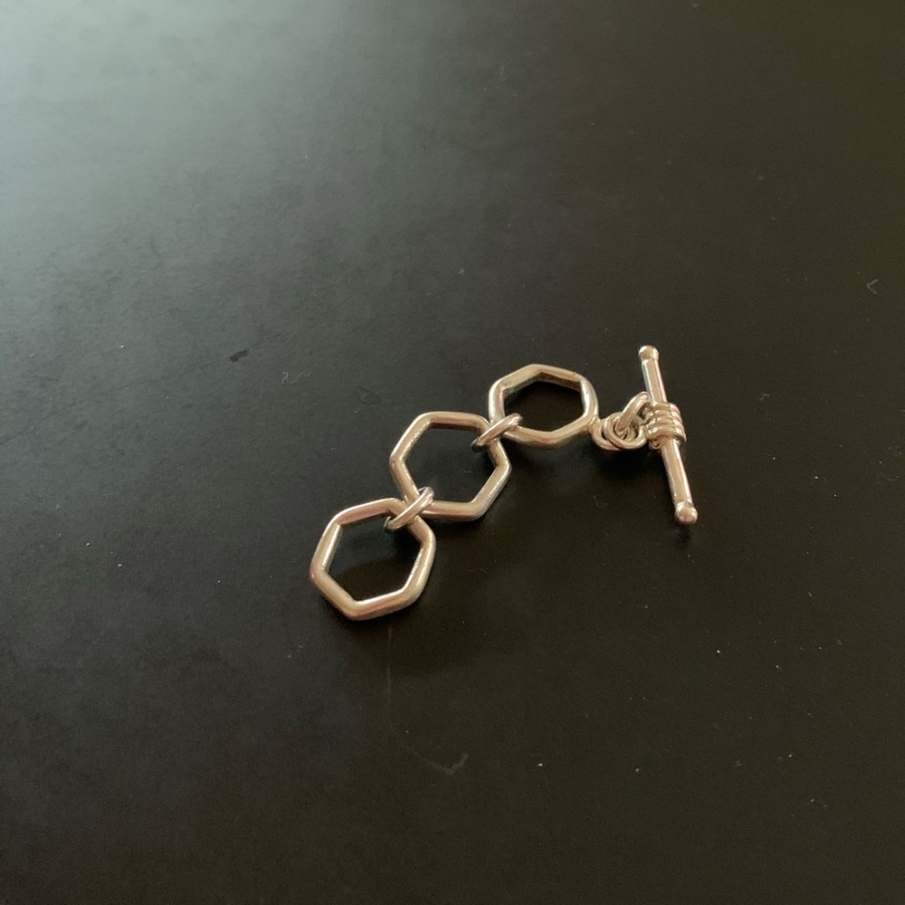 Silpada Sterling Silver Toggle Clasp Extended